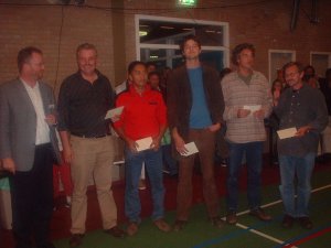 Vijf winnaars groep C
